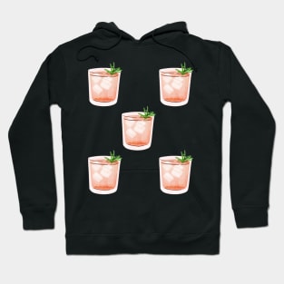 Juice Glass Pattern Hoodie